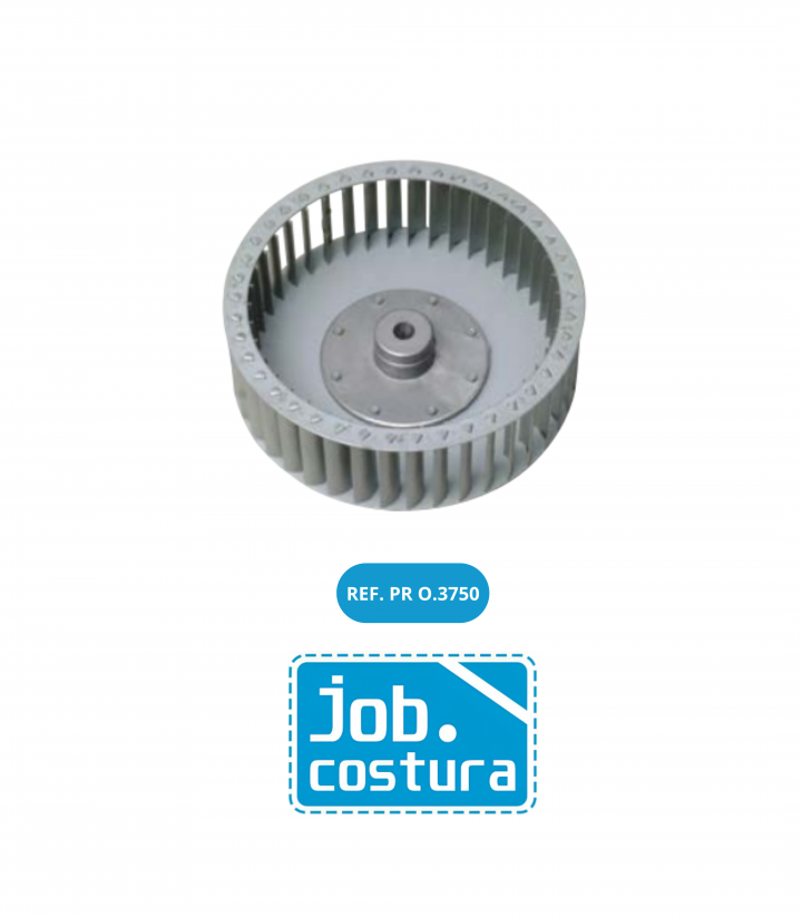 Turbina Girante para Aspirador - Ø 133mm, Furo Ø 12mm