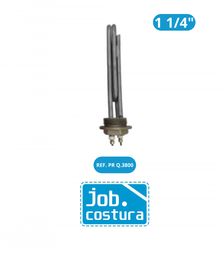 Resistência com Rosca e Suporte para Sonda - 1500 W, 1 1/4